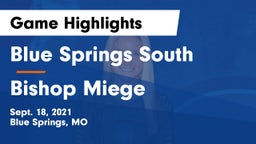 Blue Springs South  vs Bishop Miege  Game Highlights - Sept. 18, 2021