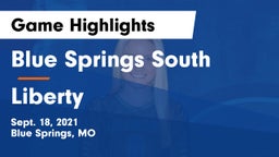 Blue Springs South  vs Liberty  Game Highlights - Sept. 18, 2021