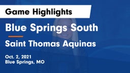 Blue Springs South  vs Saint Thomas Aquinas  Game Highlights - Oct. 2, 2021