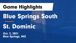 Blue Springs South  vs St. Dominic  Game Highlights - Oct. 2, 2021