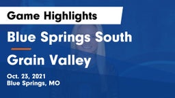 Blue Springs South  vs Grain Valley  Game Highlights - Oct. 23, 2021