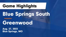 Blue Springs South  vs Greenwood  Game Highlights - Aug. 27, 2022