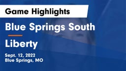 Blue Springs South  vs Liberty  Game Highlights - Sept. 12, 2022