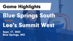 Blue Springs South  vs Lee's Summit West  Game Highlights - Sept. 17, 2022
