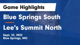 Blue Springs South  vs Lee's Summit North  Game Highlights - Sept. 22, 2022