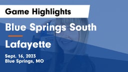 Blue Springs South  vs Lafayette  Game Highlights - Sept. 16, 2023
