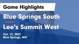 Blue Springs South  vs Lee's Summit West  Game Highlights - Oct. 12, 2023
