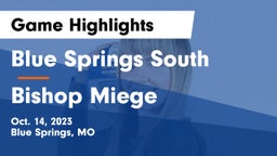 Blue Springs South  vs Bishop Miege  Game Highlights - Oct. 14, 2023