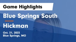 Blue Springs South  vs Hickman  Game Highlights - Oct. 21, 2023