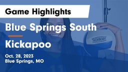 Blue Springs South  vs Kickapoo  Game Highlights - Oct. 28, 2023