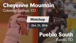 Matchup: Cheyenne Mountain vs. Pueblo South  2016