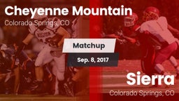 Matchup: Cheyenne Mountain vs. Sierra  2017