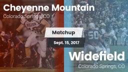 Matchup: Cheyenne Mountain vs. Widefield  2017