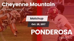 Matchup: Cheyenne Mountain vs. PONDEROSA  2017