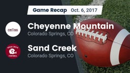 Recap: Cheyenne Mountain  vs. Sand Creek  2017