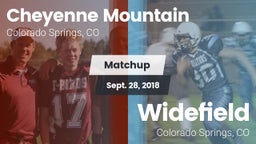Matchup: Cheyenne Mountain vs. Widefield  2018