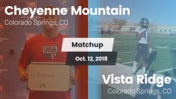 Matchup: Cheyenne Mountain vs. Vista Ridge  2018