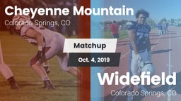 Matchup: Cheyenne Mountain vs. Widefield  2019