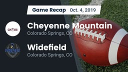 Recap: Cheyenne Mountain  vs. Widefield  2019