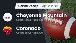 Recap: Cheyenne Mountain  vs. Coronado  2019