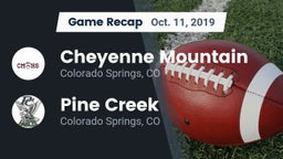 Recap: Cheyenne Mountain  vs. Pine Creek  2019