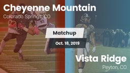 Matchup: Cheyenne Mountain vs. Vista Ridge  2019