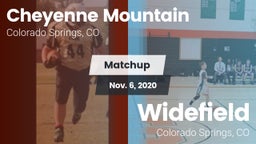 Matchup: Cheyenne Mountain vs. Widefield  2020