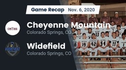Recap: Cheyenne Mountain  vs. Widefield  2020