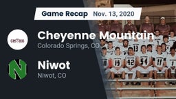 Recap: Cheyenne Mountain  vs. Niwot  2020