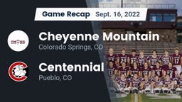 Recap: Cheyenne Mountain  vs. Centennial  2022