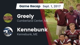 Recap: Greely  vs. Kennebunk  2017