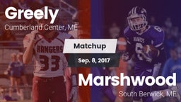 Matchup: Greely  vs. Marshwood  2017