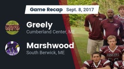 Recap: Greely  vs. Marshwood  2017