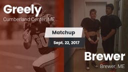 Matchup: Greely  vs. Brewer  2017