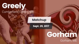 Matchup: Greely  vs. Gorham  2017
