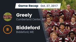 Recap: Greely  vs. Biddeford  2017
