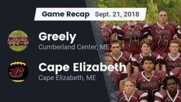 Recap: Greely  vs. Cape Elizabeth  2018