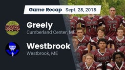 Recap: Greely  vs. Westbrook  2018