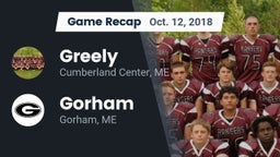 Recap: Greely  vs. Gorham  2018