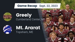 Recap: Greely  vs. Mt. Ararat  2023