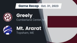 Recap: Greely  vs. Mt. Ararat  2023
