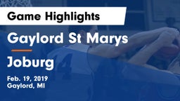 Gaylord St Marys vs Joburg Game Highlights - Feb. 19, 2019