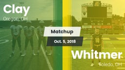 Matchup: Clay  vs. Whitmer  2018