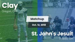 Matchup: Clay  vs. St. John's Jesuit  2018