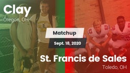 Matchup: Clay  vs. St. Francis de Sales  2020