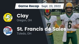 Recap: Clay  vs. St. Francis de Sales  2022