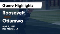 Roosevelt  vs Ottumwa  Game Highlights - April 7, 2023