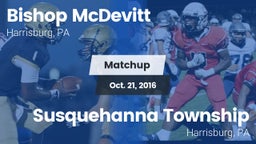 Matchup: Bishop McDevitt vs. Susquehanna Township  2016