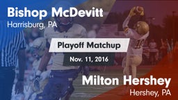 Matchup: Bishop McDevitt vs. Milton Hershey  2016