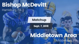 Matchup: Bishop McDevitt vs. Middletown Area  2018